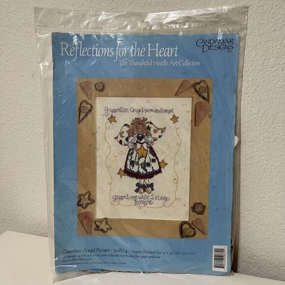 Candamar Designs Reflections for the Heart Guardian Angel Needle Art 50874 NEW - Picture 1 of 5